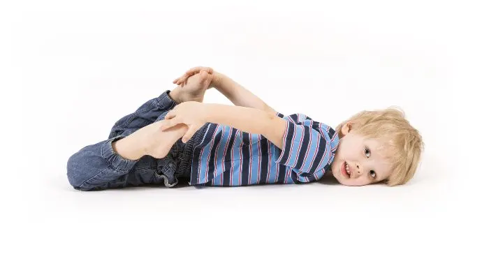 Child stretching