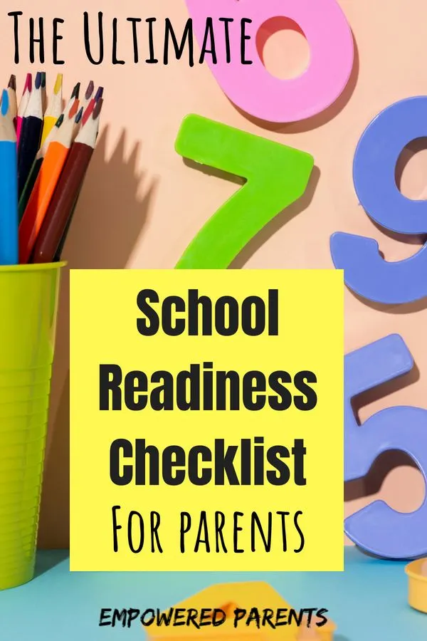 Pin - The ultimate school readiness checklist for parents