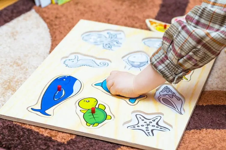 Simple puzzles on sale for toddlers