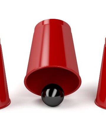 Magic cup game