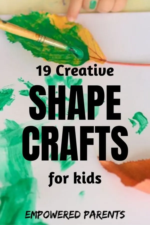 19 Easy Shape Arts and Crafts for Toddlers and Preschoolers