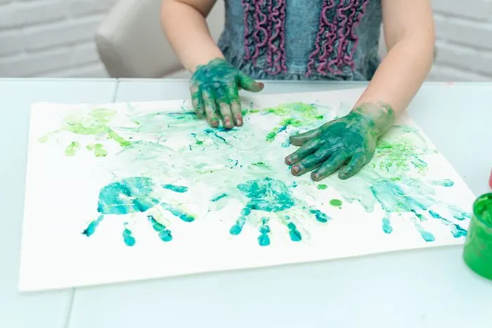 finger painting ideas for adults