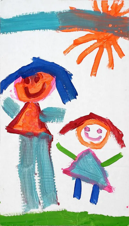 Picture of a child's drawing