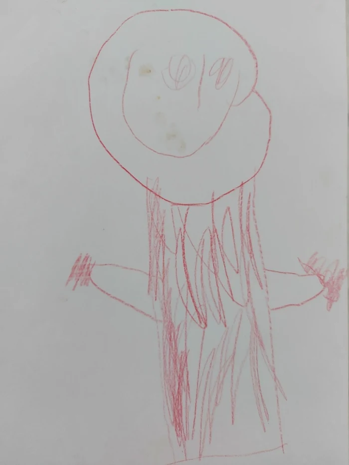 Dhild's drawing of a person