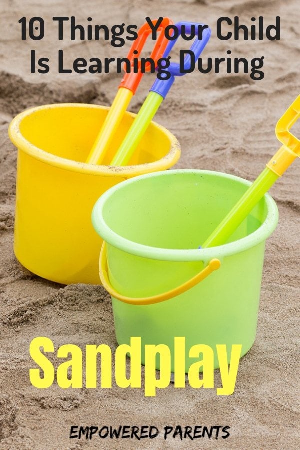 10 amazing benefits of sand play Pinterest pin