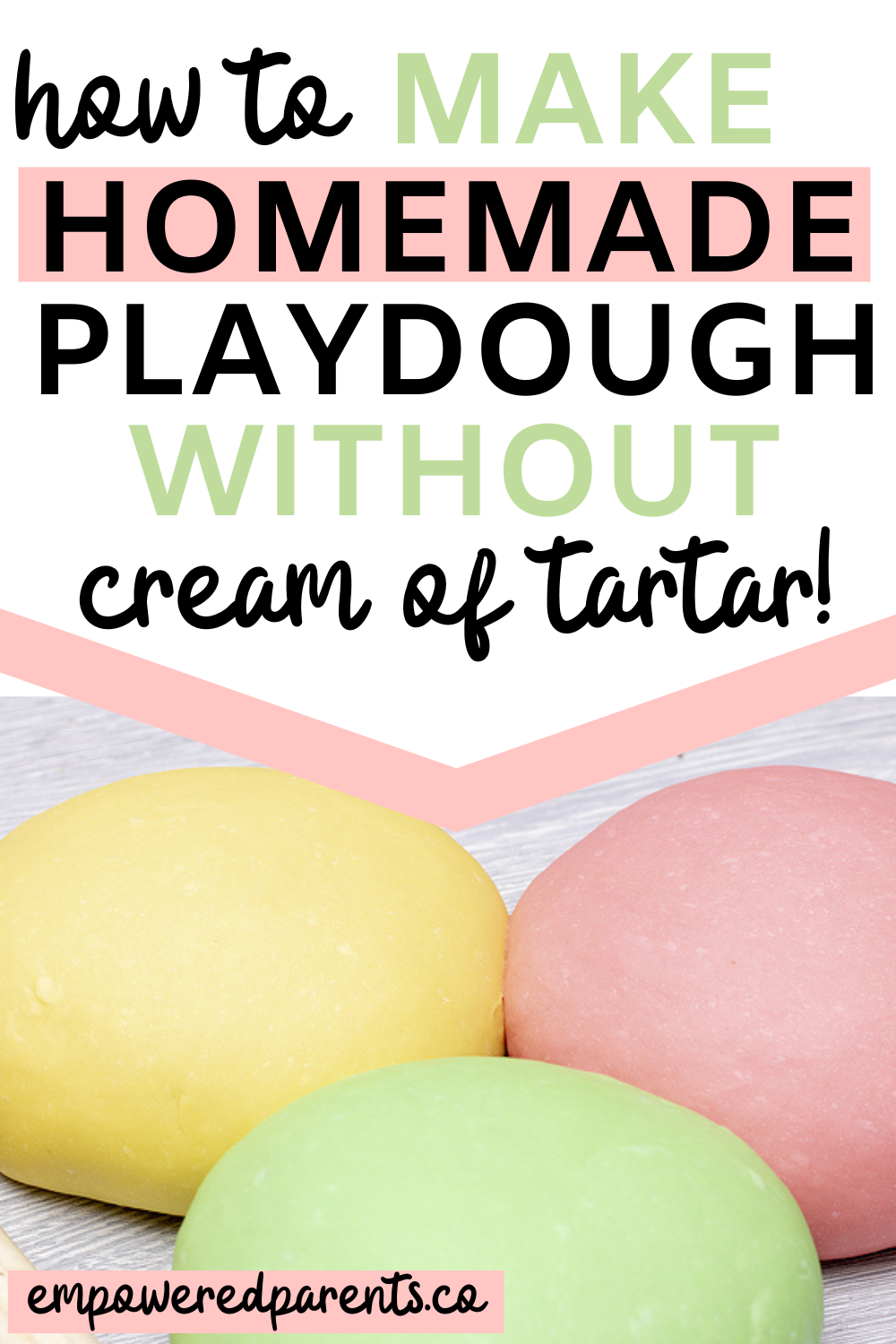 Easy Recipe for Homemade Playdough