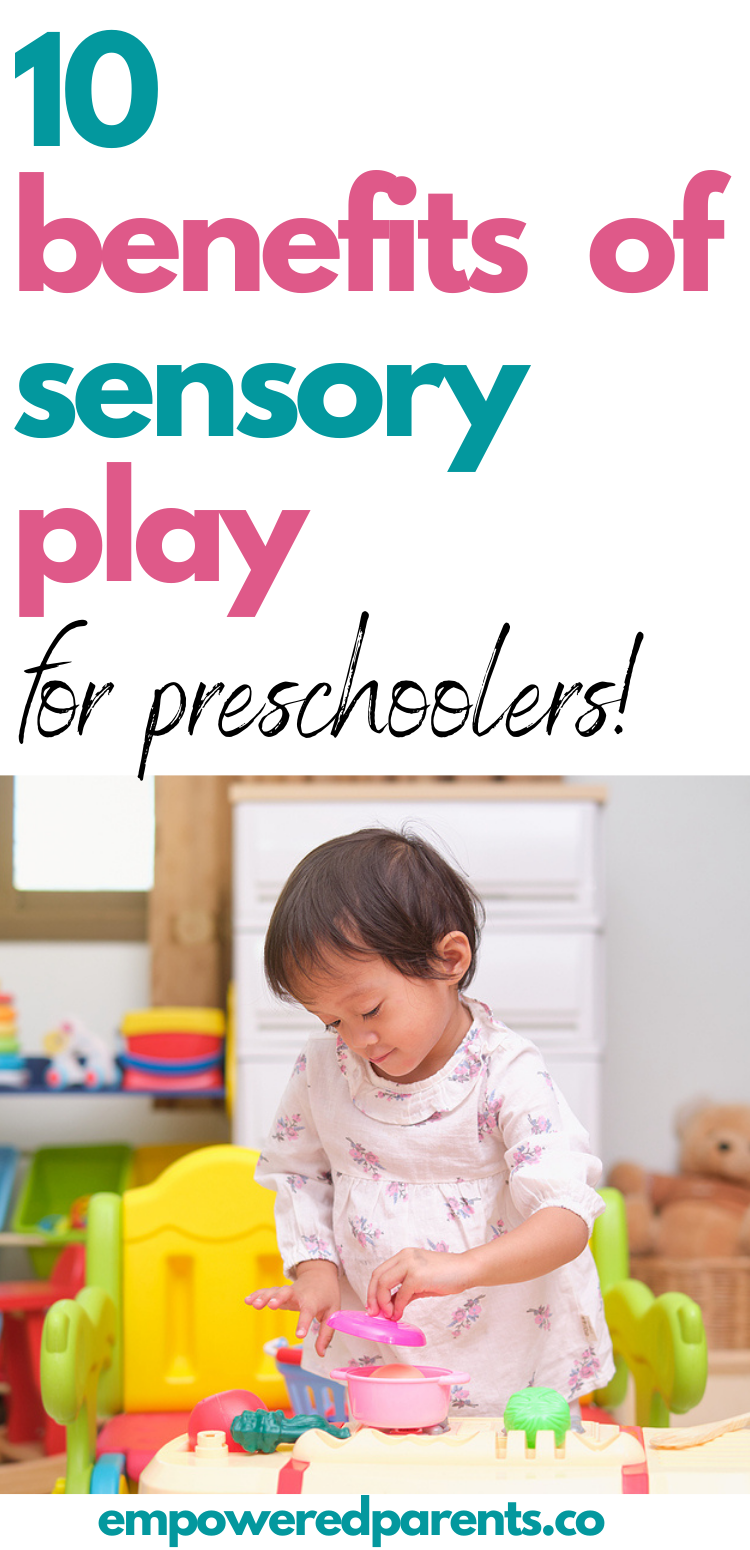 Benefits of sensory shop play for preschoolers