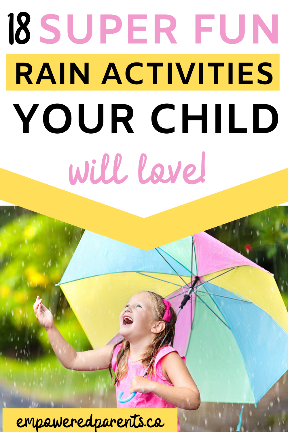 how to have fun in the rain speech