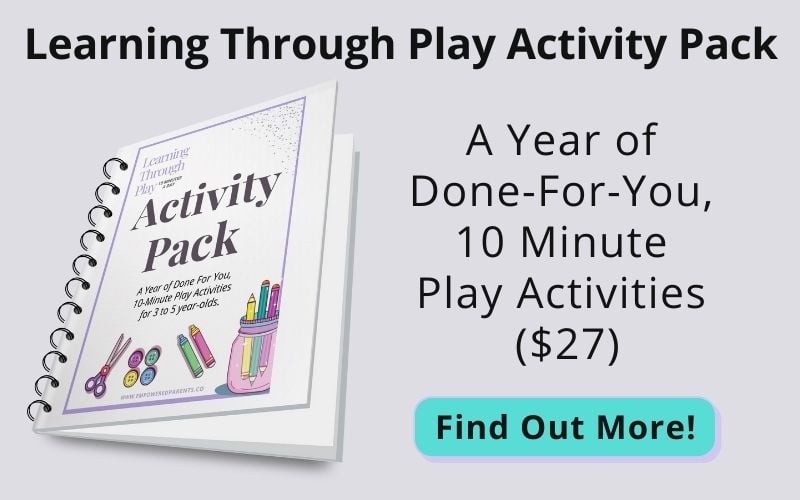 Link to sales page - Learning though play activity pack