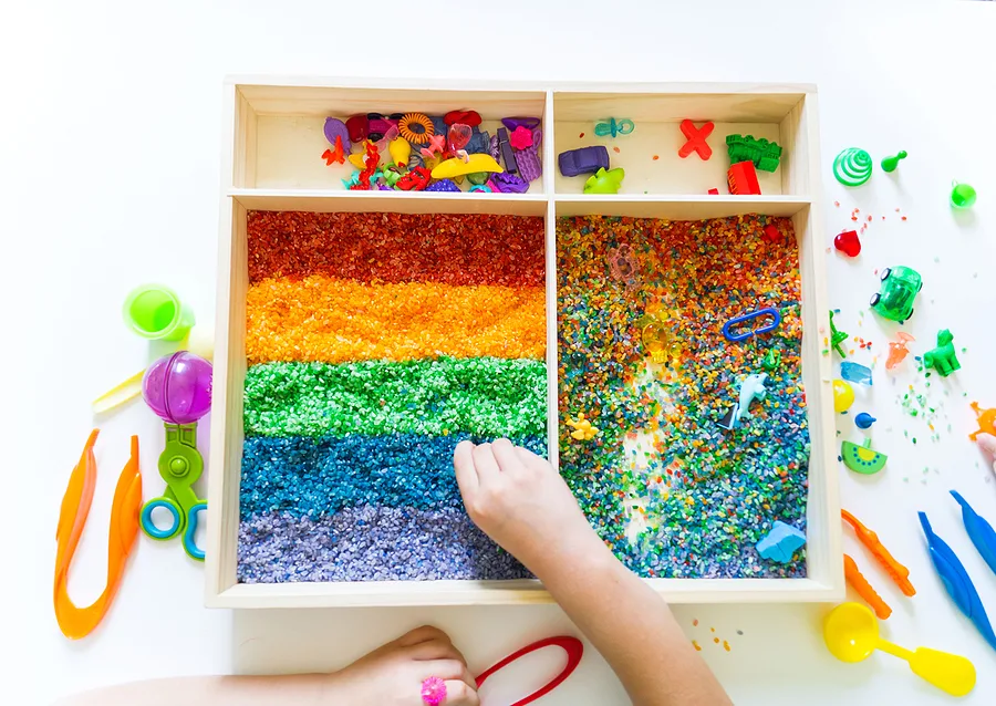 Colorful & Sensory Station, Baby Activity Table