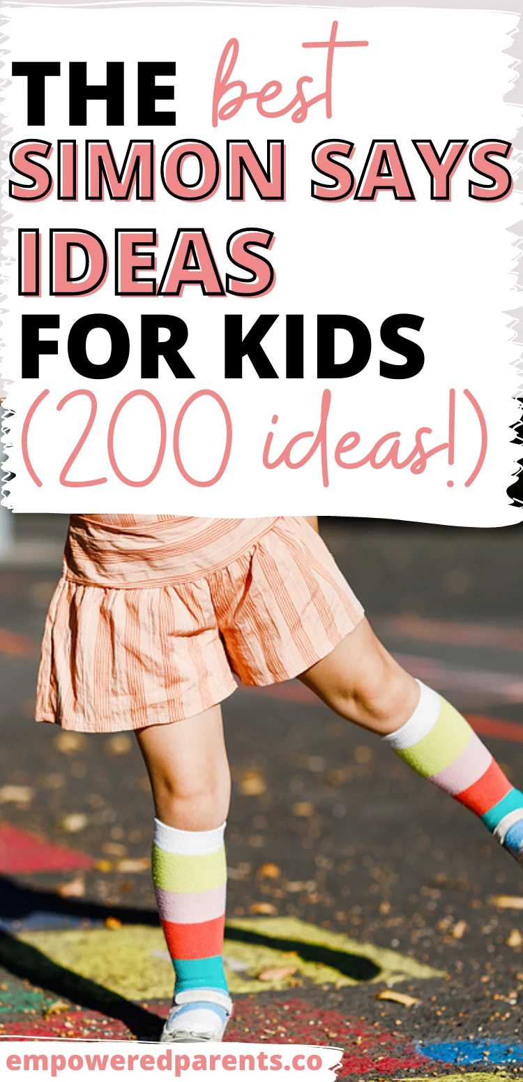 the best simon says ideas for kids pinterest image