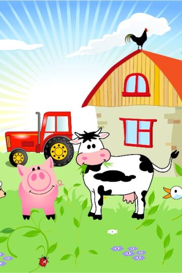 animated picture of farm animals
