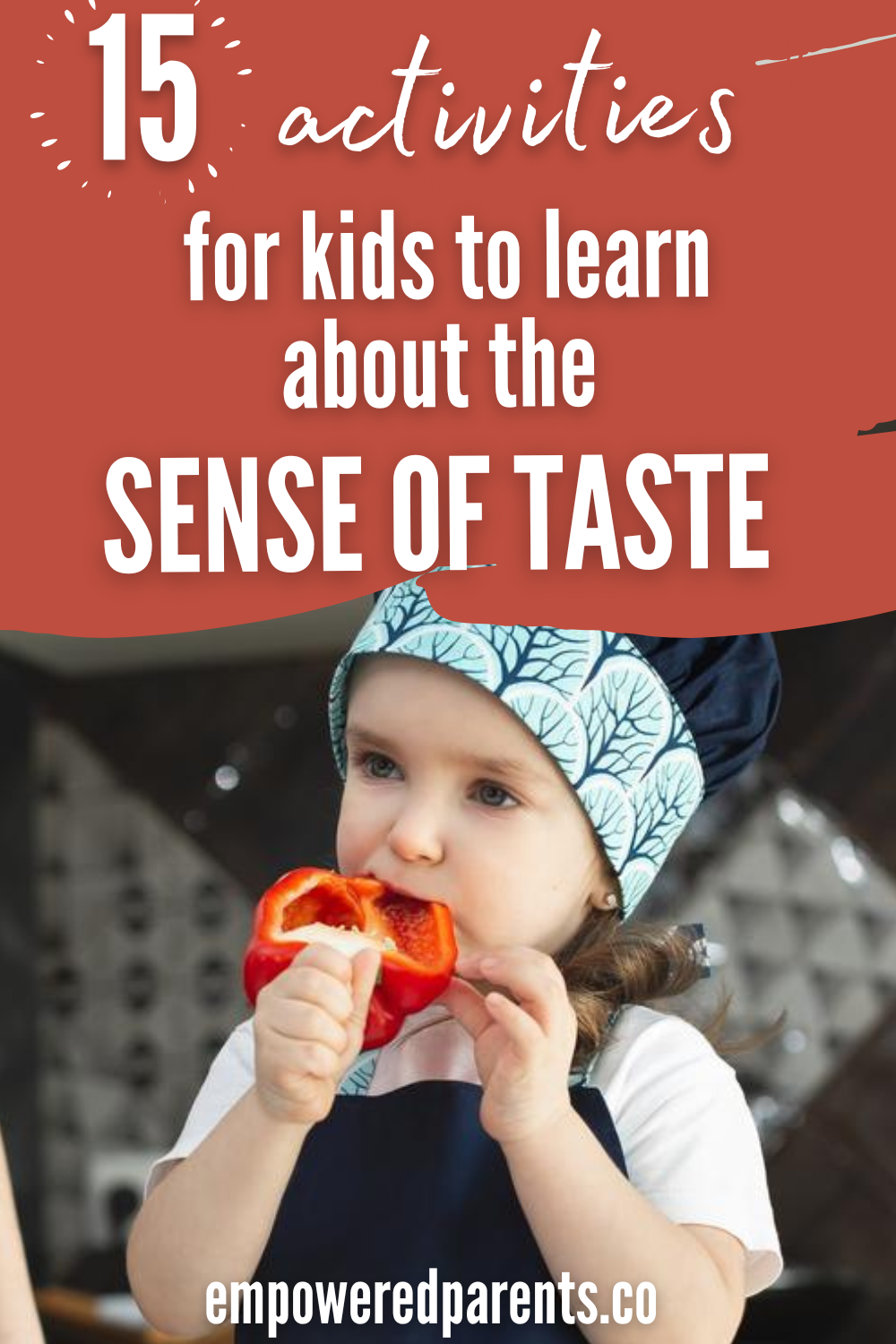 15 activities to learn the sense of taste pin image