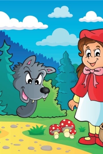 Little red riding hood and the woof