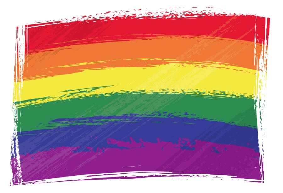 A rainbow flag to teach about diversity