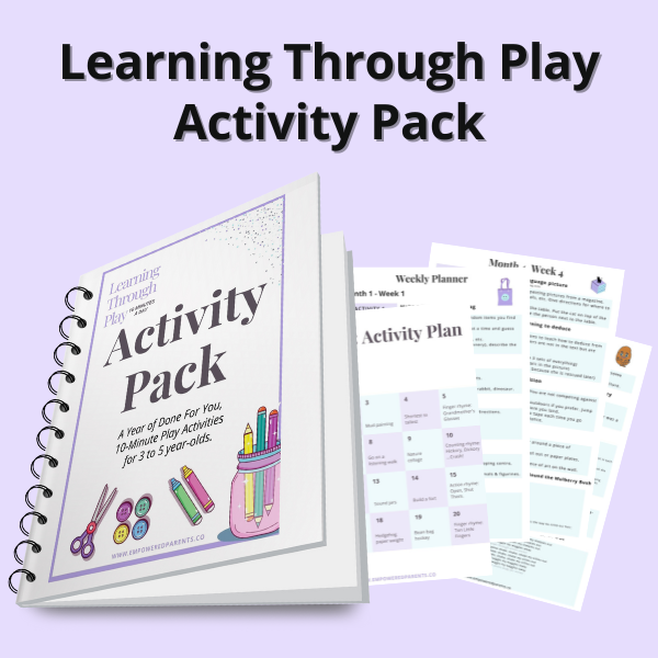Printable Learning Through Play Activity Pack