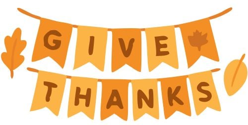 Give Thanks sign